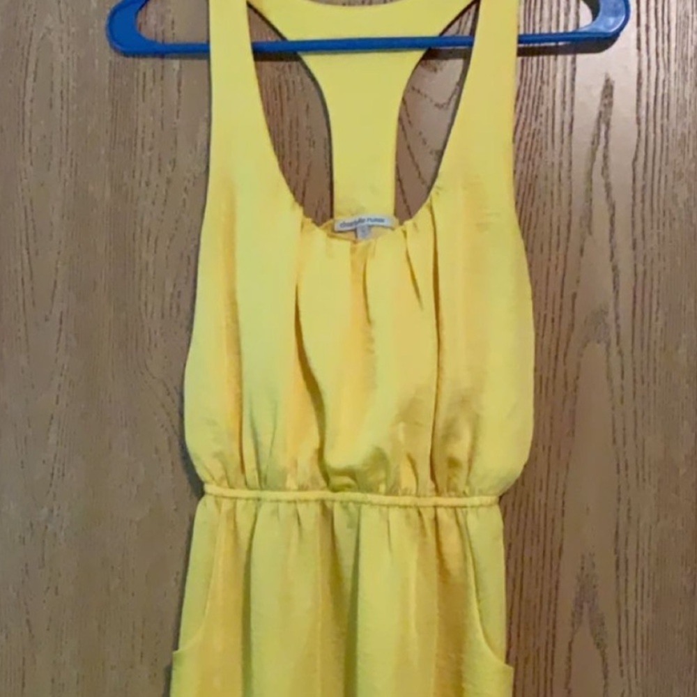 Short Yellow Summer Dress